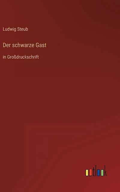 Der schwarze Gast: Großdruckschrift