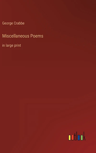 Miscellaneous Poems: large print
