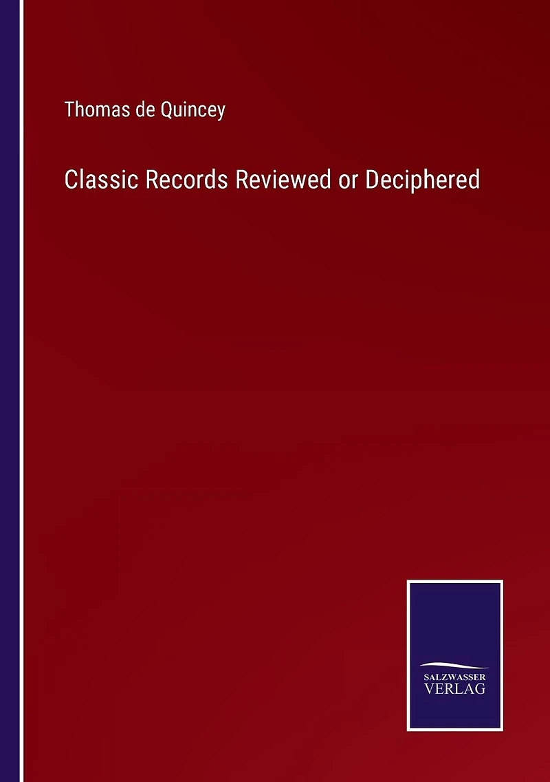 Classic Records Reviewed or Deciphered