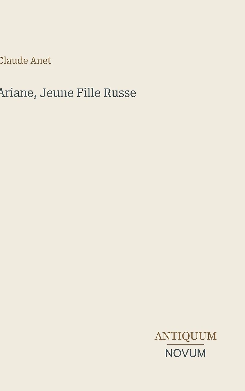 Ariane, jeune fille russe