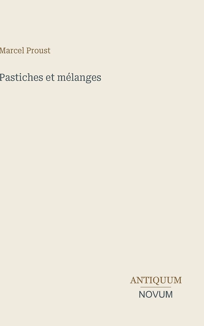 Pastiches et M�langes