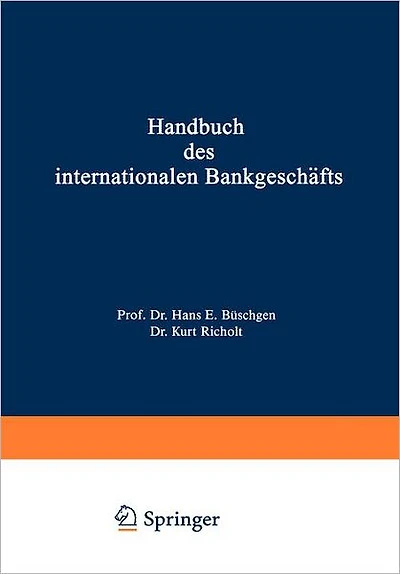 Handbuch des internationalen Bankgeschäfts