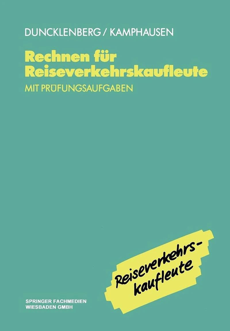 Rechnen für Reiseverkehrskaufleute