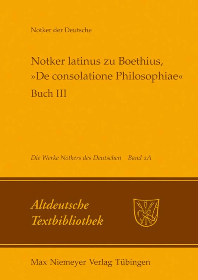 Notker latinus zu Boethius, »De consolatione Philosophiae«: Buch I/II: Kommentar