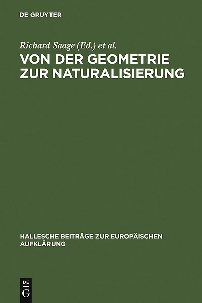 Von der Geometrie zur Naturalisierung: Utopisches Denken im 18. Jahrhundert zwischen literarischer Fiktion und frühneuzeitlicher Gartenkunst