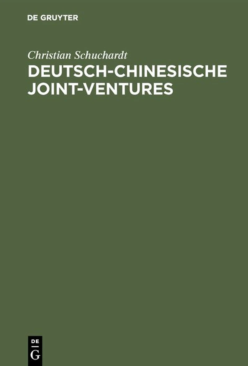 Deutsch-chinesische Joint-ventures: Erfolg und Partnerbeziehung