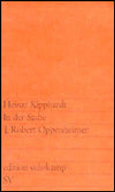 In Der Sache: J Robert Oppenheimer
