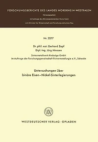 Untersuchungen über binäre Eisen-Nickel-Sinterlegierungen