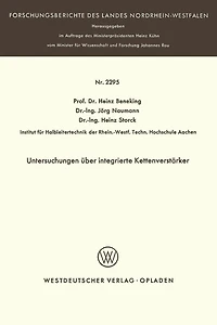 Untersuchungen über integrierte Kettenverstärker