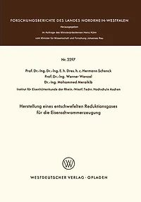 Herstellung eines entschwefelten Reduktionsgases für die Eisenschwammerzeugung
