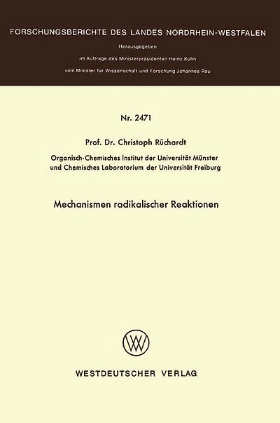 Mechanismen radikaler Reaktionen