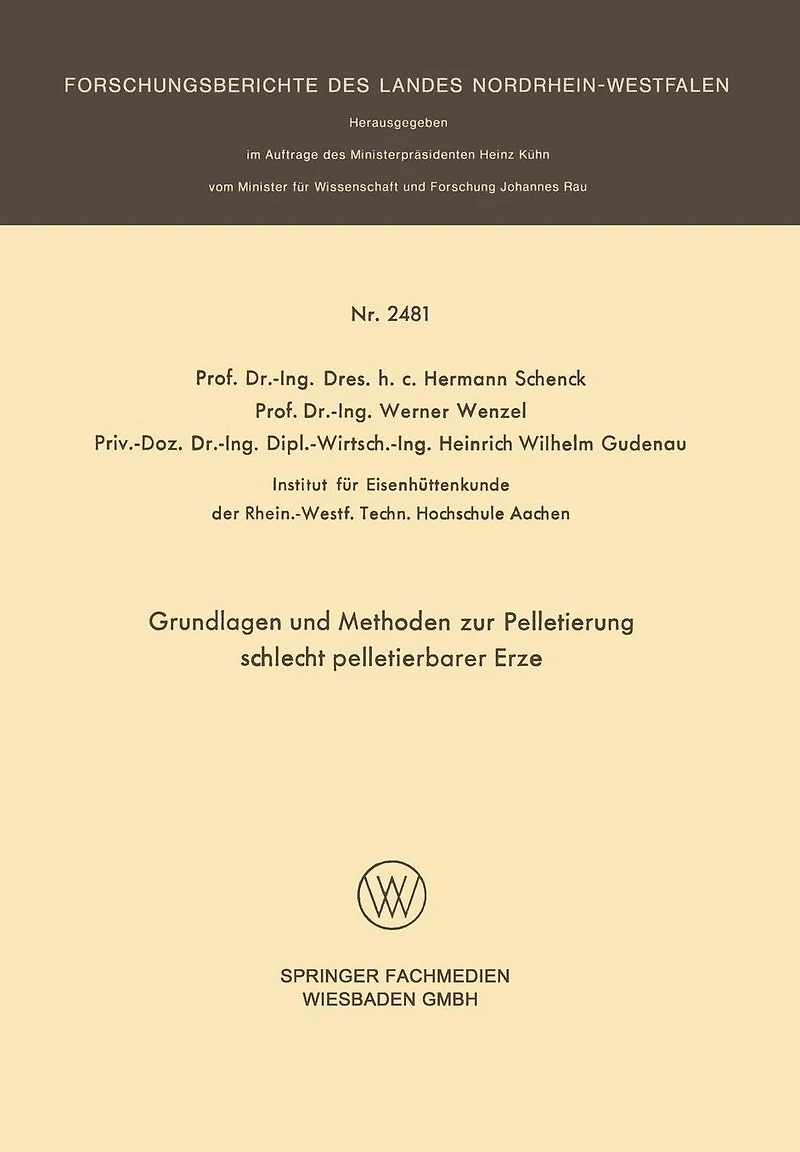 Grundlagen und Methoden zur Pelletierung schlecht pelletierbarer Erze