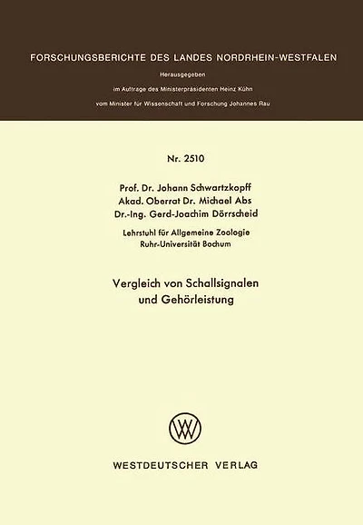 Vergleich von Schallsignalen und Gehörleistung