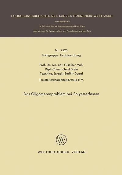 Das Oligomerenproblem bei Polyesterfasern