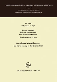 Konvektiver Wärmeübergang bei Verbrennung in der Grenzschicht
