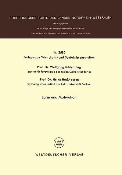 Lärm und Motivation