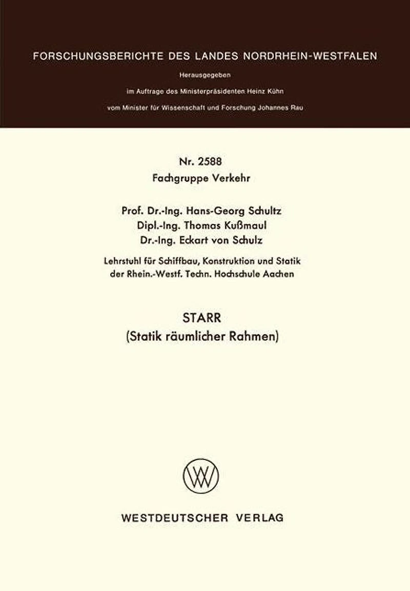 STARR (Statik räumlicher Rahmen)