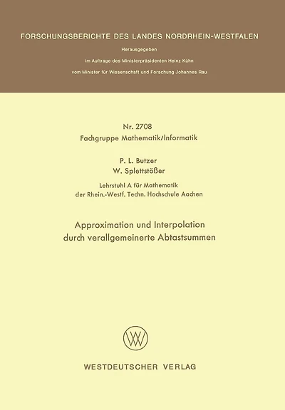 Approximation und Interpolation durch verallgemeinerte Abtastsummen
