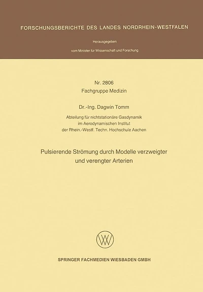 Pulsierende Strömung durch Modelle verzweigter und verengter Arterien