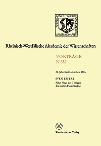 Neue Wege der Therapie des akuten Herzinfarktes: 36. Jahresfeier am 7.Mai 1986