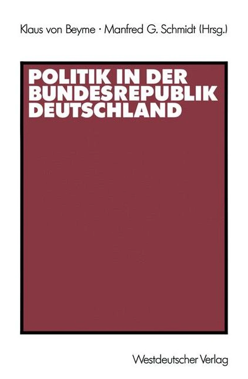 Politik in der Bundesrepublik Deutschland