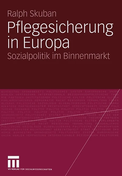 Pflegesicherung in Europa: Sozialpolitik im Binnenmarkt