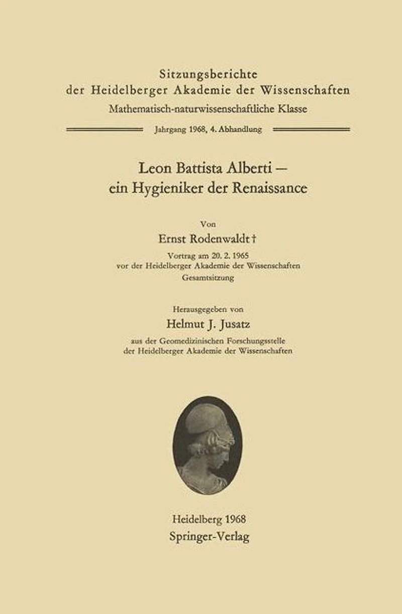 Leon Battista Alberti - ein Hygieniker der Renaissance