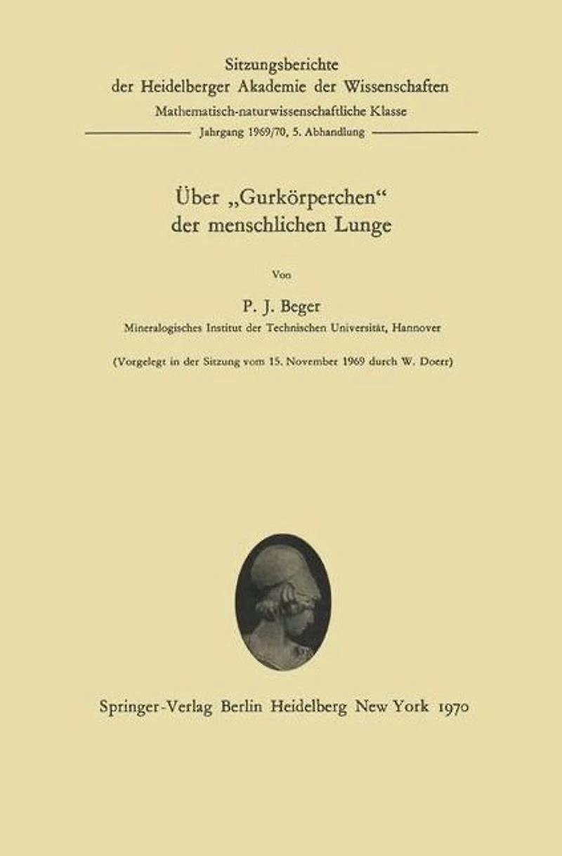 Uber Gurkorperchen der menschlichen Lunge