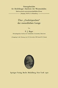Uber Gurkorperchen der menschlichen Lunge