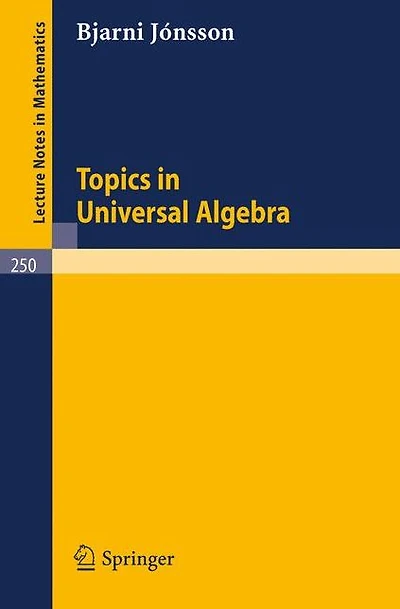 Topics in Universal Algebra