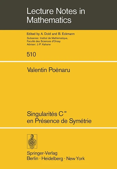 Singularites C infini en presence de symetrie: En particulier en Presence de la symetrie d'un groupe de Lie compact