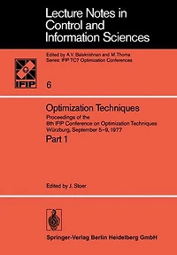 Optimization Techniques: Proceedings of the 8th IFIP Conference on Optimization Techniques Würzburg, September 5-9, 1977