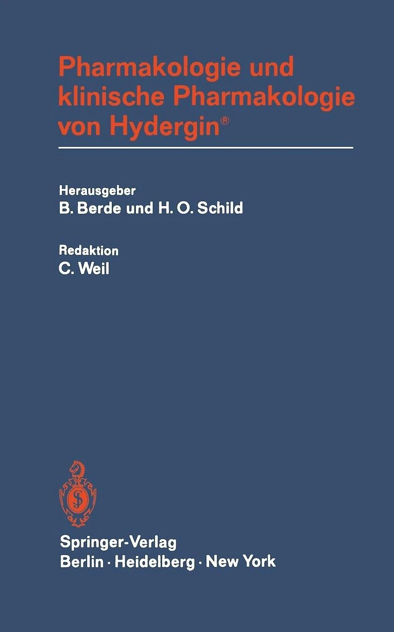 Pharmakologie und klinische Pharmakologie von Hydergin�