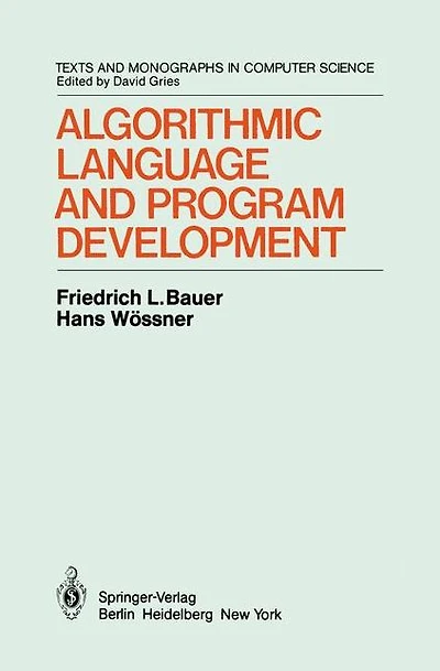 Algorithmic Language and Program Development
