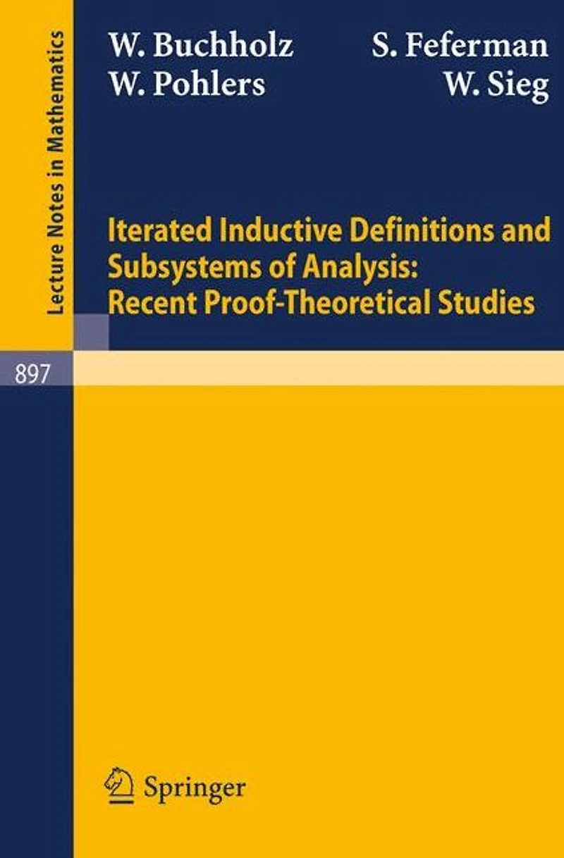 Iterated Inductive Definitions and Subsystems of Analysis: Recent Proof-Theoretical Studies