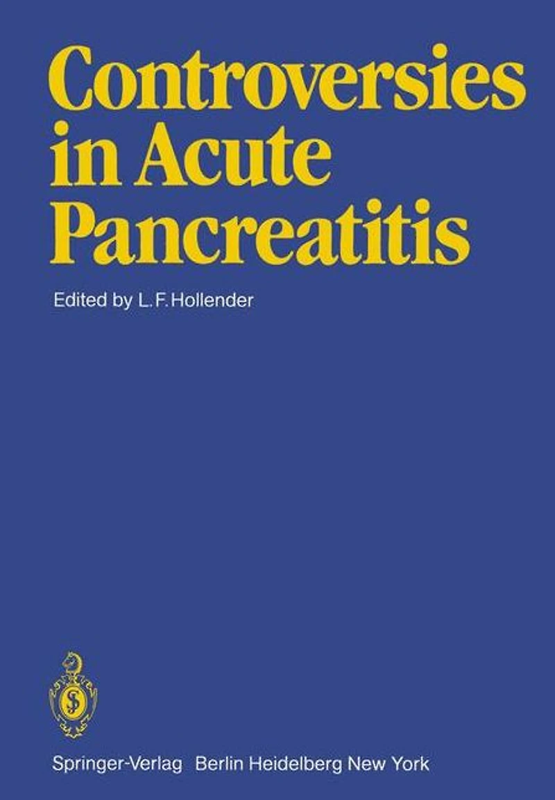 Controversies in Acute Pancreatitis