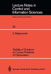 Stability of Solutions to Convex Problems of Optimization