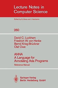 ANNA A Language for Annotating Ada Programs: Reference Manual
