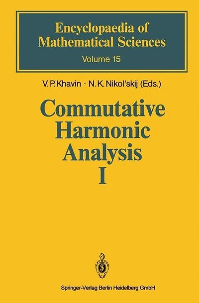 Commutative Harmonic Analysis I: General Survey. Classical Aspects