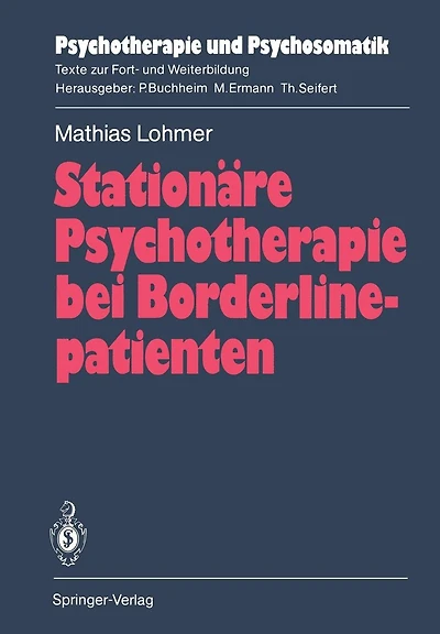 Station�re Psychotherapie bei Borderlinepatienten