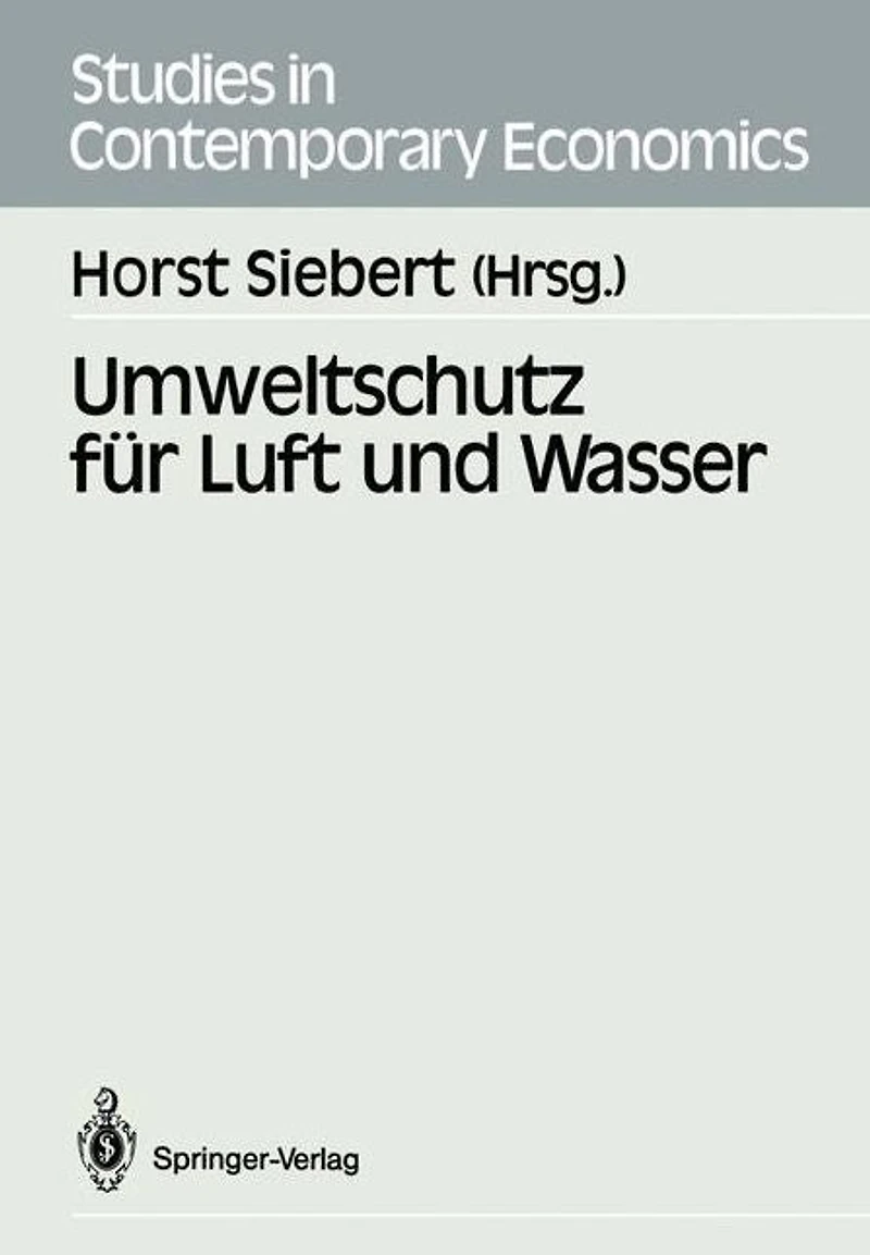 Umweltschutz f�r Luft und Wasser