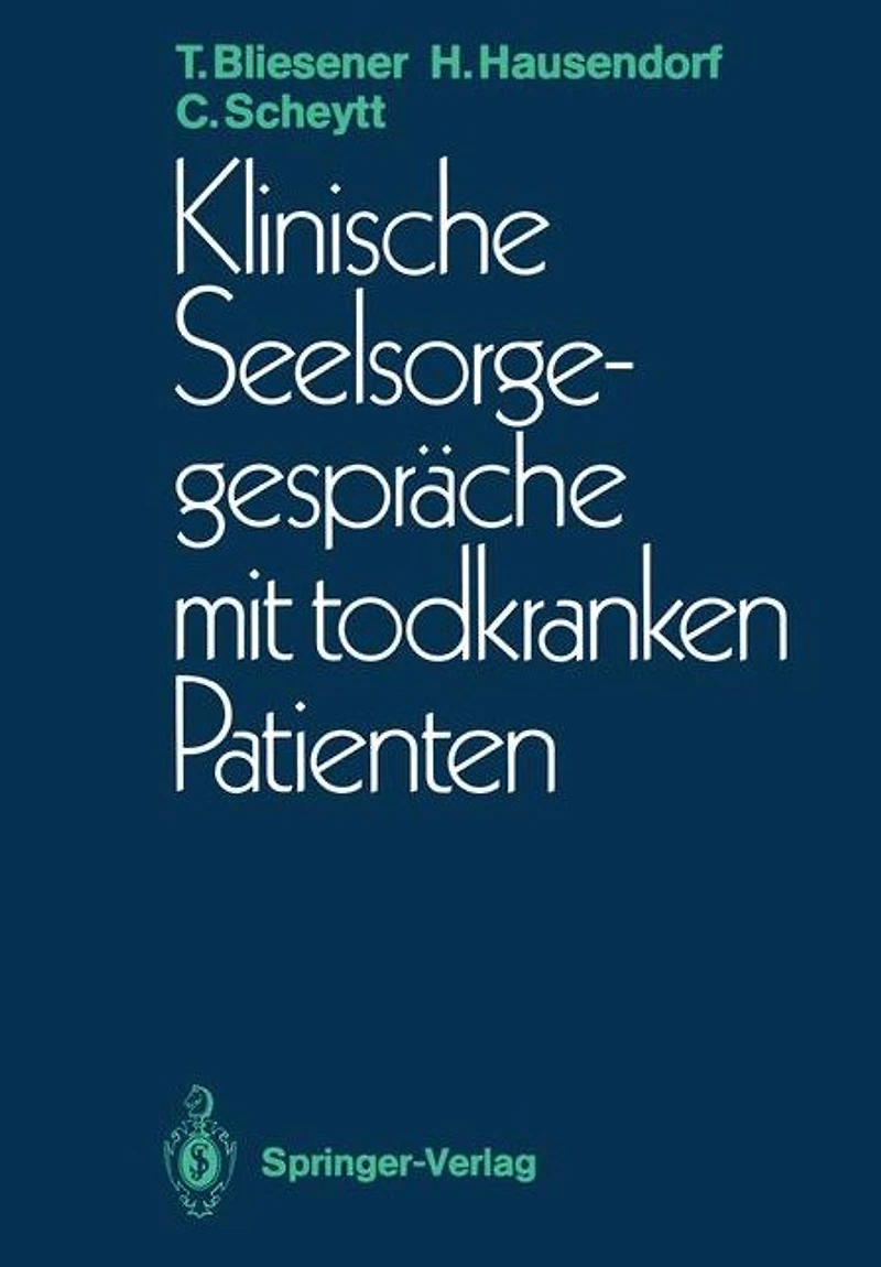 Klinische Seelsorgegespr�che mit todkranken Patienten