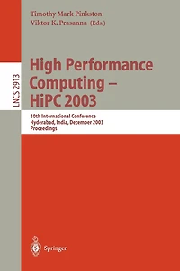 High Performance Computing -- HiPC 2003: 10th International Conference, Hyderabad, India, December 17-20, 2003, Proceedings