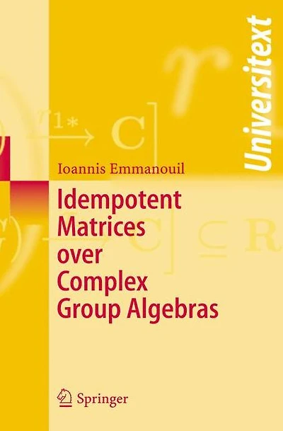Idempotent Matrices over Complex Group Algebras