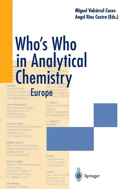 Who's Who Analytical Chemistry: Europe