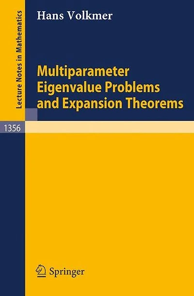 Multiparameter Eigenvalue Problems and Expansion Theorems