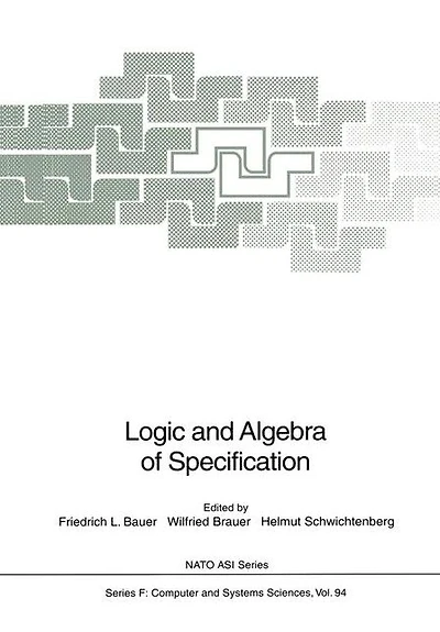 Logic and Algebra of Specification
