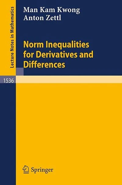 Norm Inequalities for Derivatives and Differences