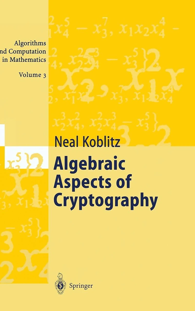 Algebraic Aspects of Cryptography