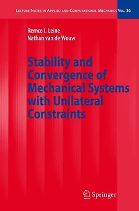 Stability and Convergence of Mechanical Systems with Unilateral Constraints